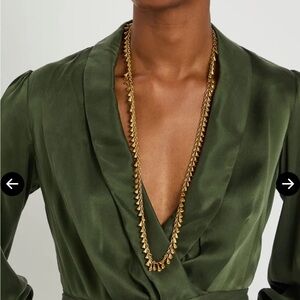 New Zimmermann 14 Kt. Gold-Plated Whimsy Necklace